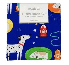 Create it Fabric Cut, 1 Yard (36&quot; X 42&quot;), Dog Pals - £7.17 GBP