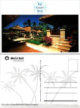 Indonesia Melia Bali Nusa Dua Resort Tropical Gardens Villas Vintage Postcard - £7.51 GBP