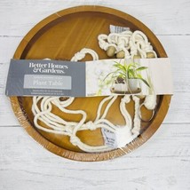 Better Homes And Gardens Hanging Macramé 12 In Plant Table Holds Up to 1... - $29.99