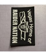 Unbranded Custom 3.5”x2” Fabric Patch Raiders Nation Vegas Black White - $146.65 MXN