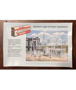 Vintage HO SCALE WALTHERS CORNERSTONE Northern Light &amp; Power Substation ... - $88.74 CAD