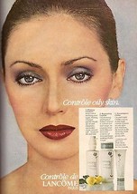 1980 Lancome Cosmetics Skin Cream Skincare Vintage Print Ad 1980s - $6.24