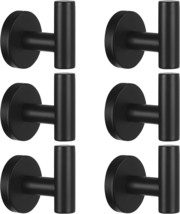Kruodop Towel Hooks For Bathroom,6 Packs Wall Mount Towel Holder,Black, ... - $801.27 MXN