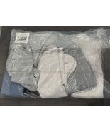 Tommie Copper 6PK SnugStay Over Calf Compression Socks White Grey Blue Small S - $55.69