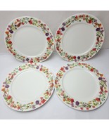 Mikasa Maisie Bone China 11&quot; Spring Flowers Floral Dinner Plates Set of ... - $985.55 MXN