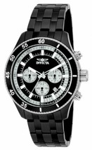 NEW Invicta 17737 Mens Specialty Black Dial White Border Polished Band Watch hot - £53.93 GBP