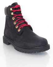 Timberland Women&#39;s Heritage 6-IN Black Premium Waterproof Boots, A2G53 - £94.99 GBP