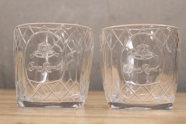 Vintage Glass Barware Lot CROWN ROYAL Textured Panel Logo Rocks Liquor Glasses - £10.97 GBP