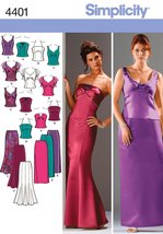 Simplicity Sewing Pattern 4401 Miss/Plus Size Special Occasion Dresses, ... - £6.98 GBP