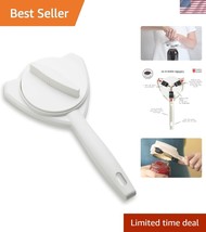 Compact Strain-Free Jar Opener - Stainless Steel &amp; Plastic, White, 4.9oz - $737.93 MXN