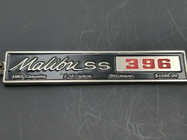 65 1965 Malibu SS 396 Z16 option Unique Emblem Keychains (G10) - £11.98 GBP