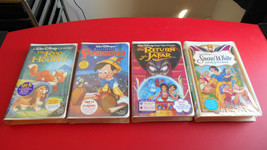 The Fox and the Hound,Snow White,Pinocchio,Return of Jafar VHS - £4,021.38 GBP