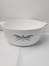 Vintage Anchor Hocking Black Wheat 9&quot; Round Casserole/Baking Dish Cookwa... - $922.09 MXN