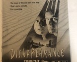 Movie Disappearance Tv Guide Print Ad Harry Hamlin Susan Dey TBS Tpa14 - £4.65 GBP