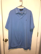 NWT Polo Ralph Lauren Mens XL Blue Short Sleeve Polo Shirt MSRP $90 Clas... - $29.69