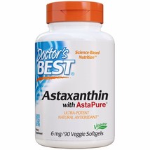 Doctor&#39;s Best Astaxanthin, Non-GMO, Gluten Free, Vegan, Soy Free, Powerf... - $35.20