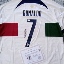 Cristiano Ronaldo Signed Autographed Portugal National Team Jersey - COA - £228.80 GBP