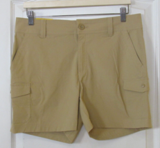 Eddie Bauer Cargo Pocket Shorts KHAKI Womens Sz 10 NWT MSRP $59.99 QUALI... - $18.01