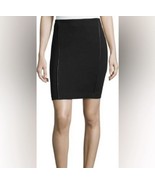 LAUNDRY By SHELLI SEGAL BlackBerry Quilted Two Toned Pencil Skirt - £11.05 GBP