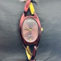 Women’s Red and Gold Women’s Quartz Watch Working New Battery - $10.01 Women’s Red and Gold Women’s Quartz Watch Working New Battery - $10.01