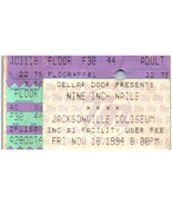Vintage Nine Inch Nails Ticket Stub November 18 1994 Jacksonville Florida - £19.45 GBP