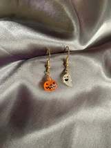 Mini Halloween Ghost and Pumpkin Earrings - £9.99 GBP