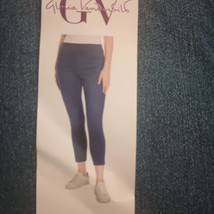 Gloria Vanderbilt Women&#39;s Pull-on Crop Pant Size: 8, Color: Blue - £20.30 GBP