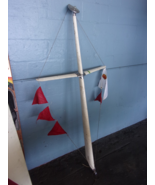 VINTAGE MAHOGANY CHRIS-CRAFT YARDARMS AND MAST WITH anchor LIGHT - €427,71 EUR VINTAGE MAHOGANY CHRIS-CRAFT YARDARMS AND MAST WITH anchor LIGHT - €427,71 EUR