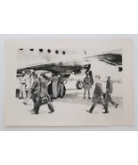Vintage WWII 5 x 7 Photo Japanese Soldiers Marching Under Plane Wing - $374.21 MXN