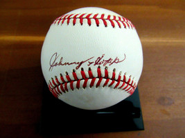 Johnny Hopp 4 X Wsc Stl Cardinals Yankees Signed Auto Vintage Oal Baseball Jsa - £70.08 GBP