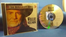 Willie Nelson 16 Biggest Hits Cd On The Road Again Always On My Mind Blue Skies - £2.96 GBP