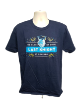 Geneseo State University Class of 2017 Last Knight Adult Large Blue TShirt - £15.63 GBP