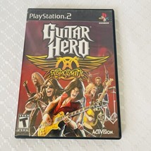 Guitar Hero Aerosmith Sony PlayStation 2 PS2 w/ original receipt 2006 - £7.87 GBP