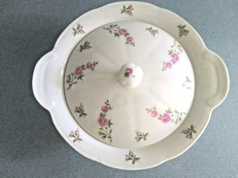 THEODORE HAVILAND NEW YORK LIMOGES DELAWARE COVERED CASSEROLE DISH PINK ... - £19.22 GBP