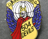 504th AIRBORNE INFANTRY REGIMENT 504 DEVILS US ARMY LAPEL PIN BADGE 1 INCH - $5.74