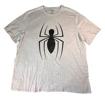 Amazon Essentials Marvel Mens 3XLT Grey Spiderman Short Sleeve Crew Neck T-Shirt - £13.26 GBP