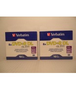 (2 pack) Verbatim DVD + R DL 10 pack double layer recordable, new unopen... - £26.10 GBP