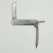 Vintage TELO Stainless Steel Japan Sailors Pocket Rigging Knife W/ Marli... - $19.79