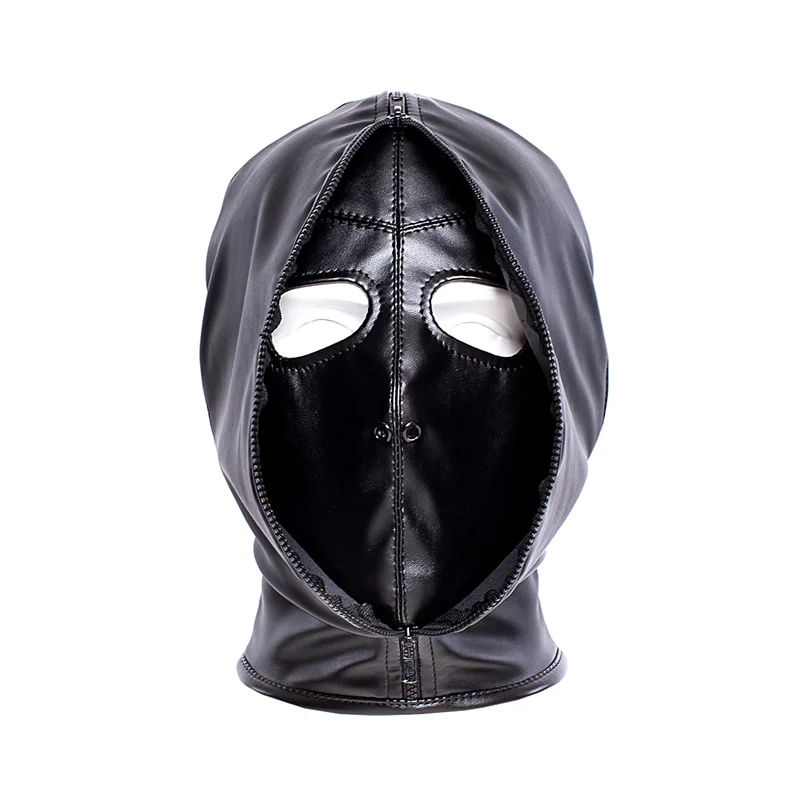 Sporting Home Double layer Mature Hood Mask Zipper Closed Mature Toy, Blackout M - £32.85 GBP