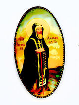 Spille Dipinte A Mano Russe Di Santi Religiosi_Brooch_09 - $11.91