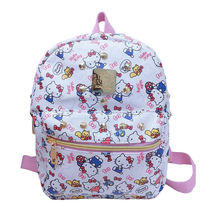 Women&#39;s Backpack Hello Kitty Pink PU Leather Waterproof Lightweight Shou... - $28.50