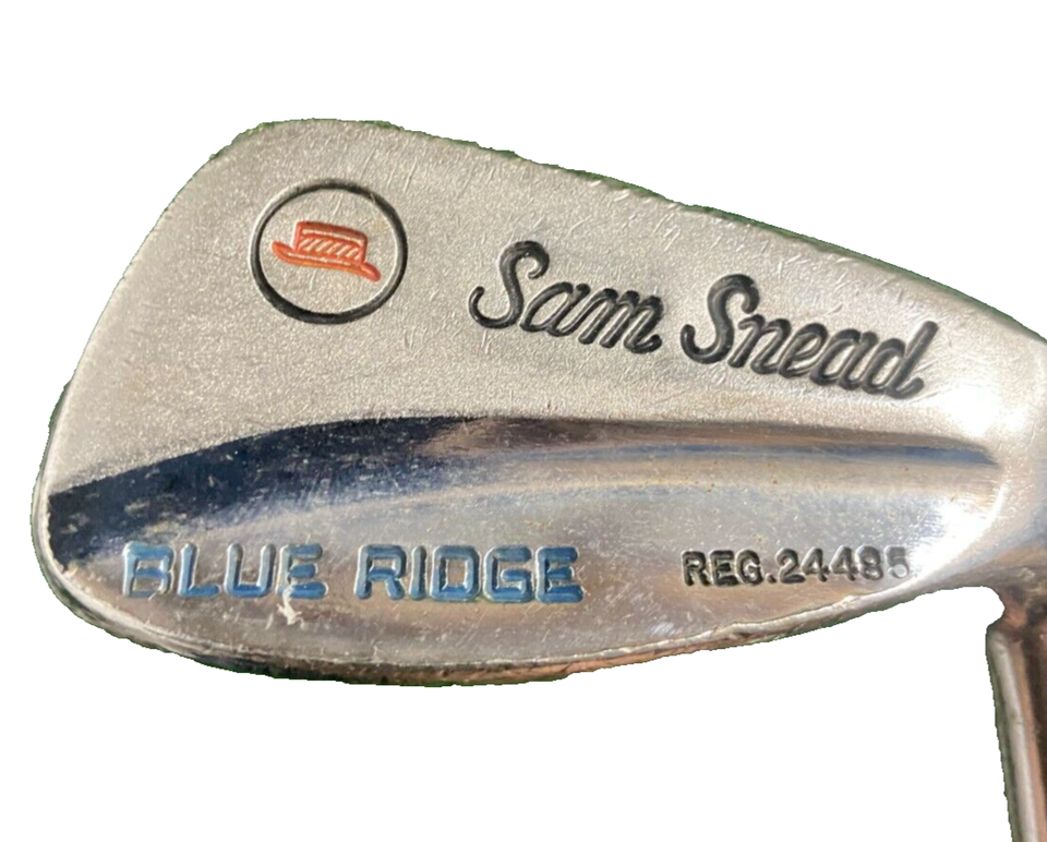 Sam Snead Blue Ridge 8 Iron Hat Stamp Stiff Steel 36 In. Leather Grip Men RH - £14.38 GBP