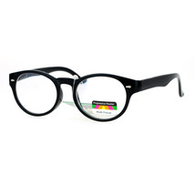Multi Focus Progressive Reading Glasses 3 Powers in 1 Reader Oval Round - £11.64 GBP