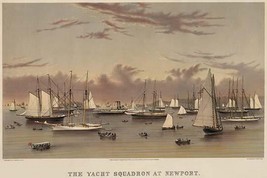The Yacht squadron at Newport #2 - Art Print - $21.99+