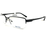 Robert Mitchel Eyeglasses Frames RM 1009 BK Black Rectangular Half Rim 5... - $46.54