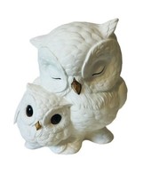 Snowy White Owl figurine vtg sculpture George Good Snow Freeman Anthropo... - $39.55