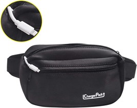 ChargerPack Fanny Pack Waterproof w Charging Cord for iphone 12 X Galaxy S10 NEW - £14.01 GBP