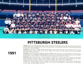 1991 PITTSBURGH STEELERS 8X10 TEAM PHOTO FOOTBALL PICTURE NFL - $4.94
