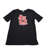 St Louis Cardinals Shirt Youth XL Black Red Baseball MLB Boys Short Slee... - £14.70 GBP