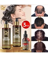 PURC Fast Hair Growth Products Set Biotin Anti Hair Loss Oil Shampoo Conditioner - $38.99